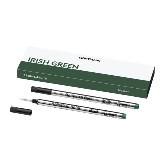 Pack 2 Recargas Rollerball (M) MONTBLANC Irish Green | Ref. 238.128235 Pack 2 Recargas Rollerball (M) MONTBLANC Irish Green | Ref. 238.128235