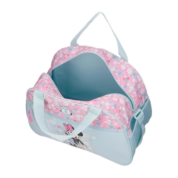 Saco de Viagem 40Cm MINNIE Happy Azul Claro | Ref. 186.4923242