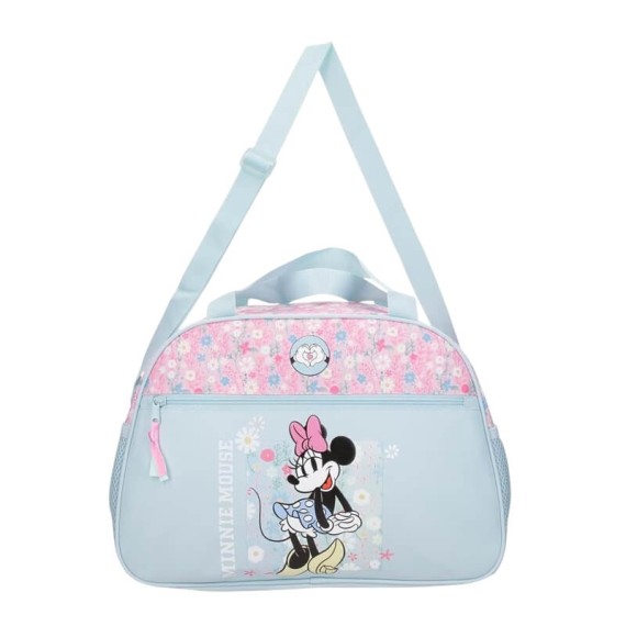 Saco de Viagem 40Cm MINNIE Happy Azul Claro | Ref. 186.4923242