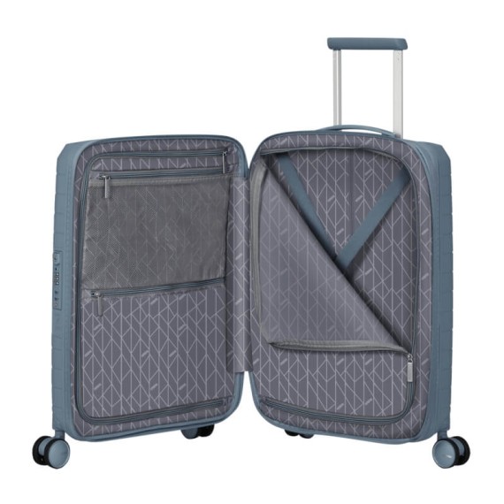 AMERICAN TOURISTER Mala Cabine 55cm 4R Exp. FastForward Azul Aço | Ref. 92.155259-1827