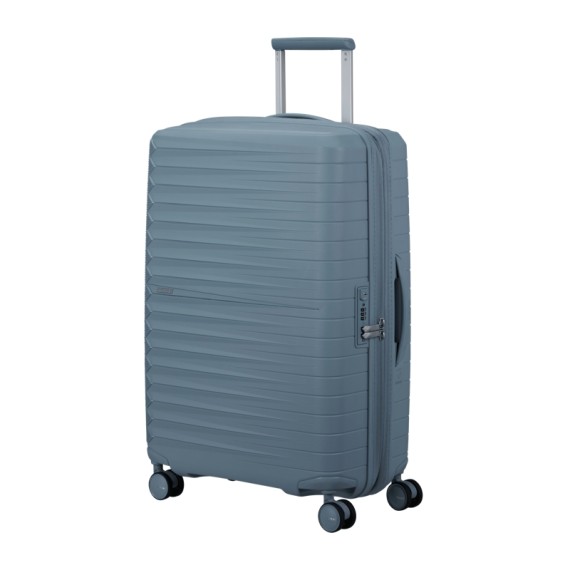 AMERICAN TOURISTER Mala Média 68cm 4R Exp. FastForward Azul Aço | Ref. 92.155260-1827