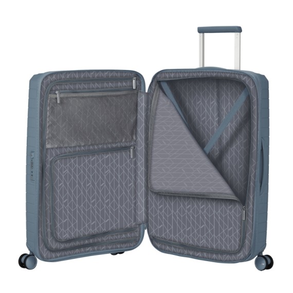 AMERICAN TOURISTER Mala Média 68cm 4R Exp. FastForward Azul Aço | Ref. 92.155260-1827