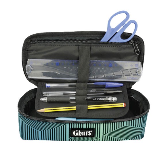 GHUTS Estojo Escolar Retangular GH157 L34 Metropolis Blue 1572534 | Ref. 294.2515734