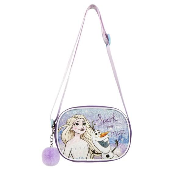 Malinha de Tiracolo Oval FROZEN Fantasia Lilás | Ref. 299.2100005672 Malinha de Tiracolo Oval FROZEN Fantasia Lilás | Ref. 299.2100005672
