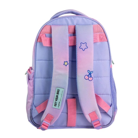 Mochila Escolar 42cm STITCH Lilás | Ref. 299.2100005751