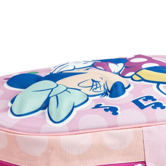 Mochila Infantil 31cm c/ Rodas MINNIE Singing 3D Rosa | Ref. 299.2100006185 Mochila Infantil 31cm c/ Rodas MINNIE Singing 3D Rosa | Ref. 299.2100006185
