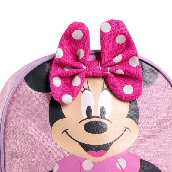 Mochila Infantil Pré-Escolar 32cm MINNIE Rosa | Ref. 299.2100005883