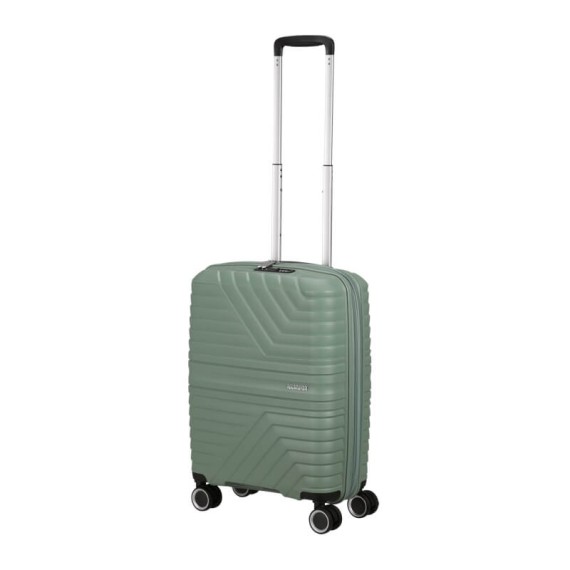 AMERICAN TOURISTER Mala de Cabine 55cm 4R Exp. Flytwist Verde Botânico | Ref. 92.155265-1128