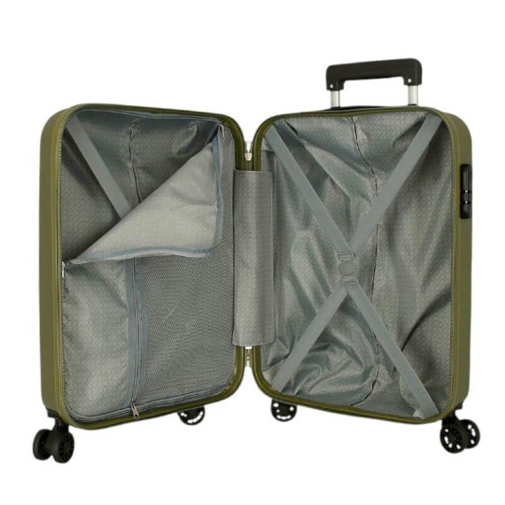 Mala de Cabine / Trolley 55cm 4 Rodas ROLL ROAD Flex Caqui | Ref. 186.584946HA