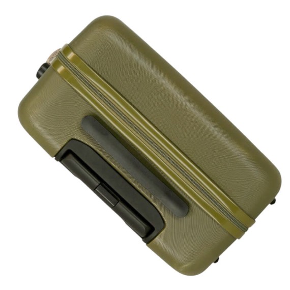 Mala de Viagem / Trolley Grande 75cm 4R ROLL ROAD Flex Caqui | Ref. 186.584946HC