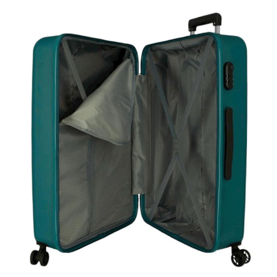 Mala de Viagem / Trolley Grande 75cm 4R ROLL ROAD Flex Verde | Ref. 186.584946IC