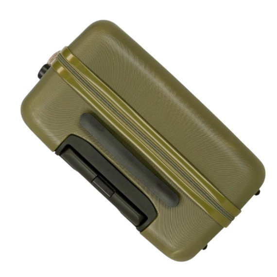 Mala de Viagem / Trolley Médio 65cm 4R ROLL ROAD Flex Caqui | Ref. 186.584946HB