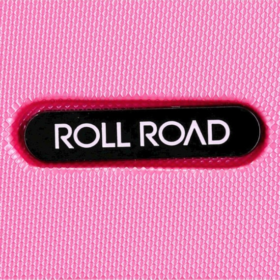 Mala de Viagem / Trolley Médio 65cm 4R ROLL ROAD Flex Rosa | Ref. 186.584946GB