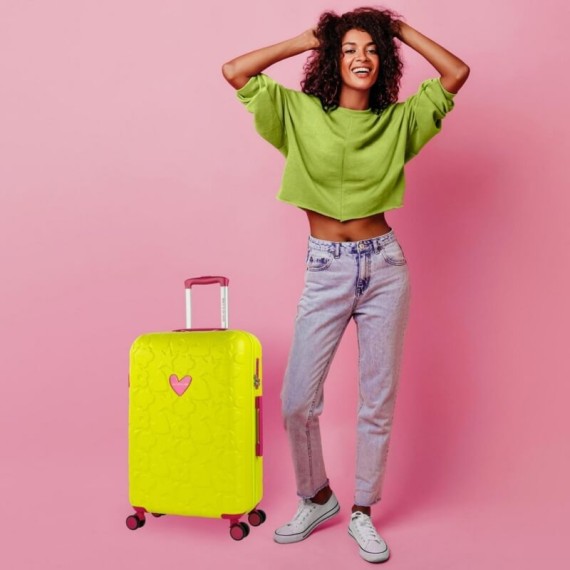 Trolley Médio 67cm AGATHA RUIZ DE LA PRADO Iconic Verde Pistacho | Ref. 237.13506002