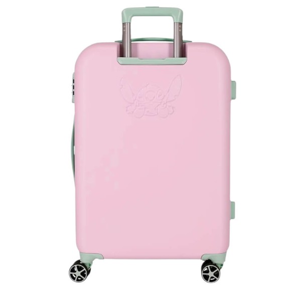 Mala Viagem / Trolley Médio 65cm 4R STITCH Traveling With Stitch Malva | Ref. 186.5449221