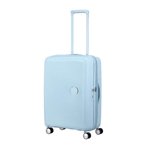 AMERICAN TOURISTER Mala de Cabine 55cm 4R Exp. Soundbox Azul Pastel | Ref. 92.88472-8365