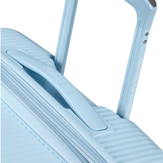 AMERICAN TOURISTER Mala de Cabine 55cm 4R Exp. Soundbox Azul Pastel | Ref. 92.88472-8365