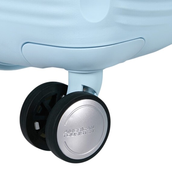 AMERICAN TOURISTER Mala de Cabine 55cm 4R Exp. Soundbox Azul Pastel | Ref. 92.88472-8365