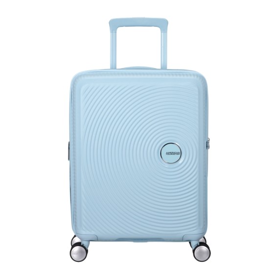 AMERICAN TOURISTER Mala de Cabine 55cm 4R Exp. Soundbox Azul Pastel | Ref. 92.88472-8365