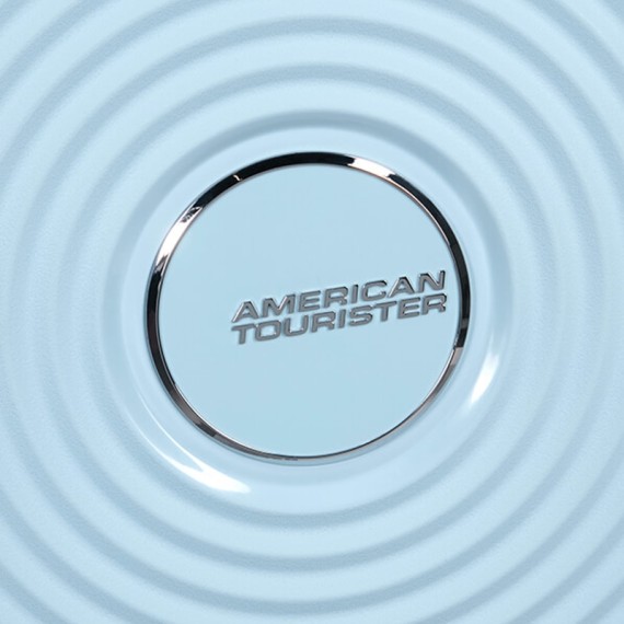 AMERICAN TOURISTER Mala de Cabine 55cm 4R Exp. Soundbox Azul Pastel | Ref. 92.88472-8365