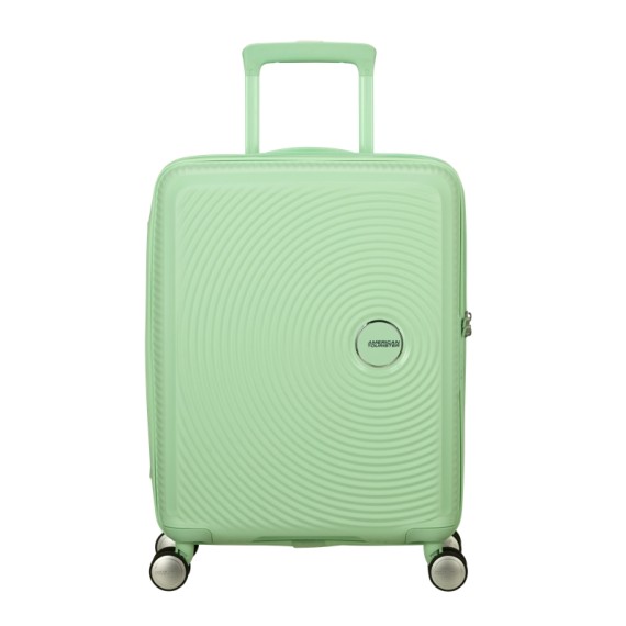AMERICAN TOURISTER Mala de Cabine 55cm 4R Exp. Soundbox Verde Pastel | Ref. 92.88472-1658 AMERICAN TOURISTER Mala de Cabine 55cm 4R Exp. Soundbox Verde Pastel | Ref. 92.88472-1658