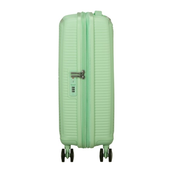 AMERICAN TOURISTER Mala de Cabine 55cm 4R Exp. Soundbox Verde Pastel | Ref. 92.88472-1658 AMERICAN TOURISTER Mala de Cabine 55cm 4R Exp. Soundbox Verde Pastel | Ref. 92.88472-1658