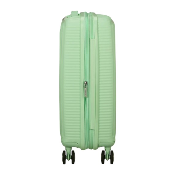 AMERICAN TOURISTER Mala de Cabine 55cm 4R Exp. Soundbox Verde Pastel | Ref. 92.88472-1658 AMERICAN TOURISTER Mala de Cabine 55cm 4R Exp. Soundbox Verde Pastel | Ref. 92.88472-1658