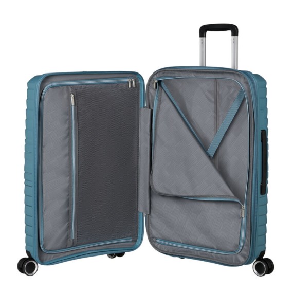 AMERICAN TOURISTER Mala Viagem Média 67cm 4R Exp. Flytwist Azul | Ref. 92.155266-1831