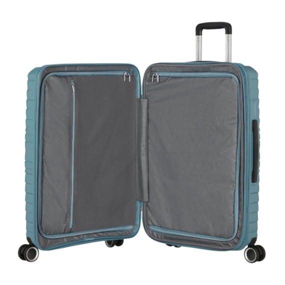AMERICAN TOURISTER Mala Viagem Média 67cm 4R Exp. Flytwist Azul | Ref. 92.155266-1831