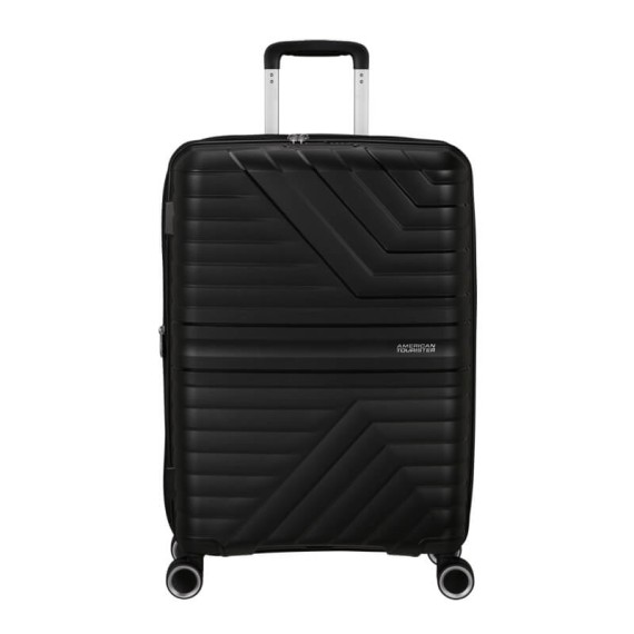 AMERICAN TOURISTER Mala Viagem Média 67cm 4R Exp. Flytwist Preta | Ref. 92.155266-0614