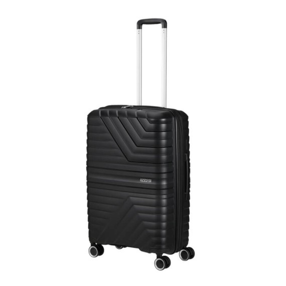 AMERICAN TOURISTER Mala Viagem Média 67cm 4R Exp. Flytwist Preta | Ref. 92.155266-0614