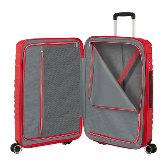AMERICAN TOURISTER Mala Média 67cm 4R Exp. Flytwist Vermelha | Ref. 92.155266-4695