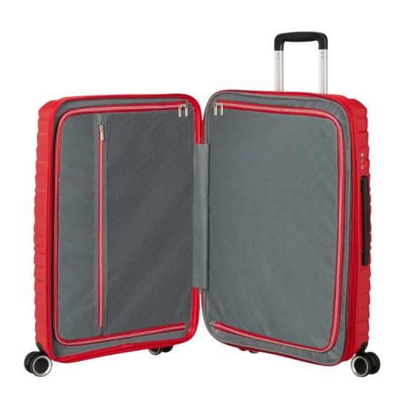 AMERICAN TOURISTER Mala Média 67cm 4R Exp. Flytwist Vermelha | Ref. 92.155266-4695