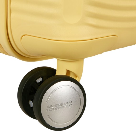 AMERICAN TOURISTER Mala Média 67cm 4R Exp. Soundbox Amarelo Pastel | Ref. 92.88473-1661