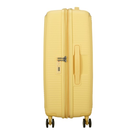 AMERICAN TOURISTER Mala Média 67cm 4R Exp. Soundbox Amarelo Pastel | Ref. 92.88473-1661