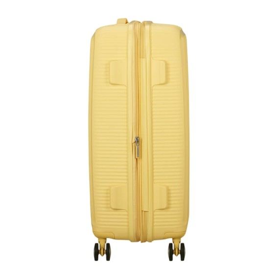 AMERICAN TOURISTER Mala Média 67cm 4R Exp. Soundbox Amarelo Pastel | Ref. 92.88473-1661