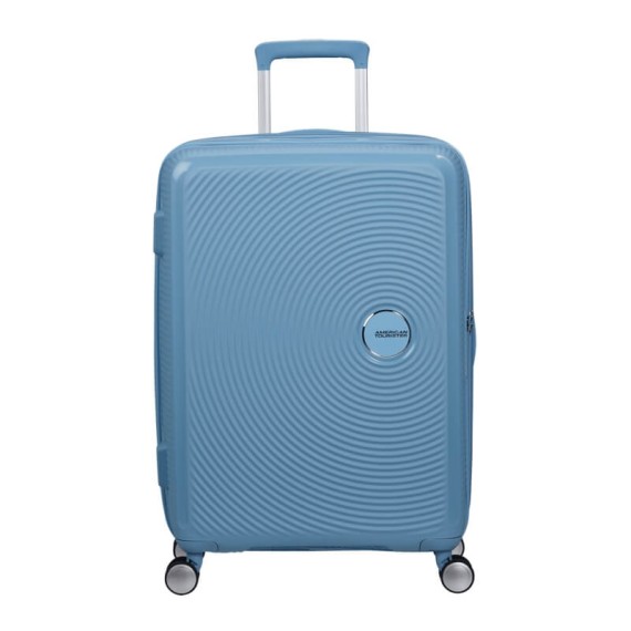 AMERICAN TOURISTER Mala Média 67cm 4R Exp. Soundbox Azul Mar | Ref. 92.88473-A255