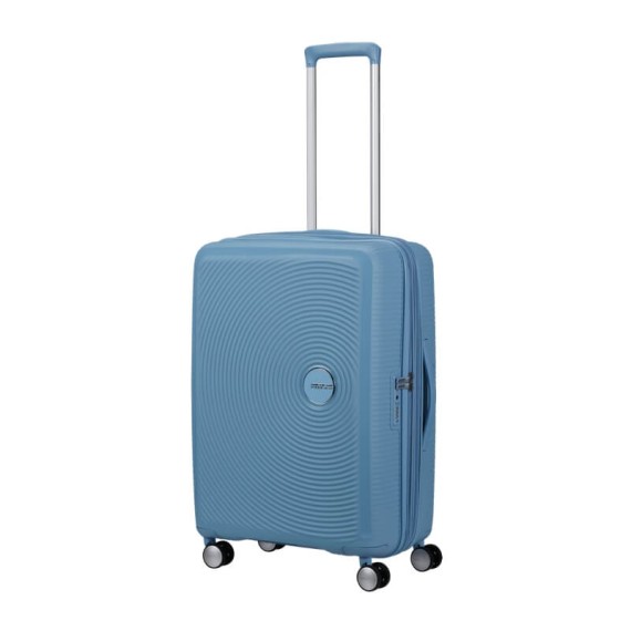 AMERICAN TOURISTER Mala Média 67cm 4R Exp. Soundbox Azul Mar | Ref. 92.88473-A255