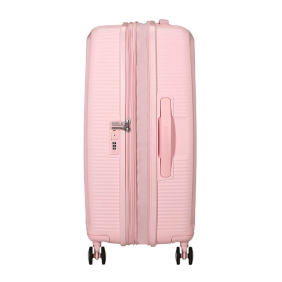 AMERICAN TOURISTER Mala Média 67cm 4R Exp. Soundbox Rosa Pastel | Ref. 92.88473-8959