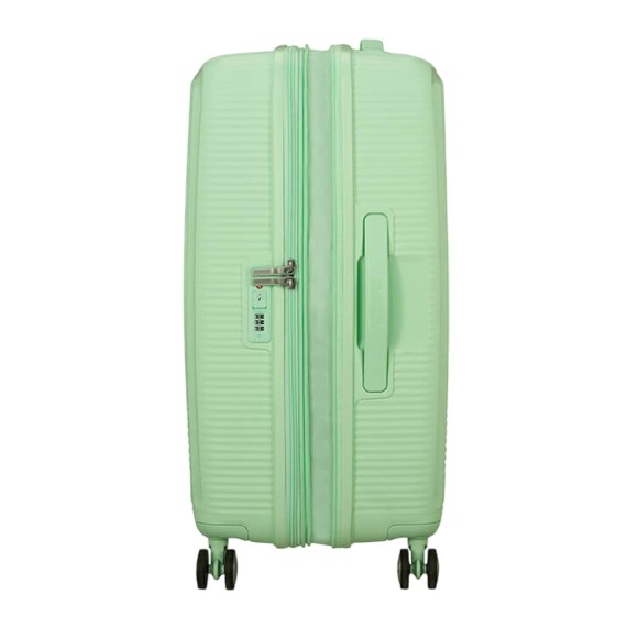 AMERICAN TOURISTER Mala Média 67cm 4R Exp. Soundbox Verde Pastel | Ref. 92.88473-1658