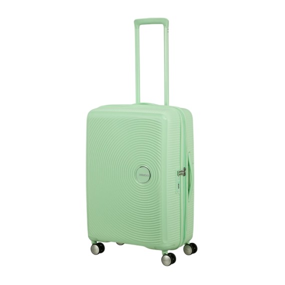 AMERICAN TOURISTER Mala Média 67cm 4R Exp. Soundbox Verde Pastel | Ref. 92.88473-1658