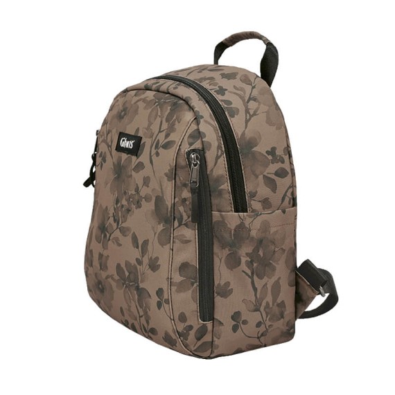 GHUTS Mochila de Senhora Casual GV231 L14 Floral Taupe 2312514 | Ref. 294.2523114
