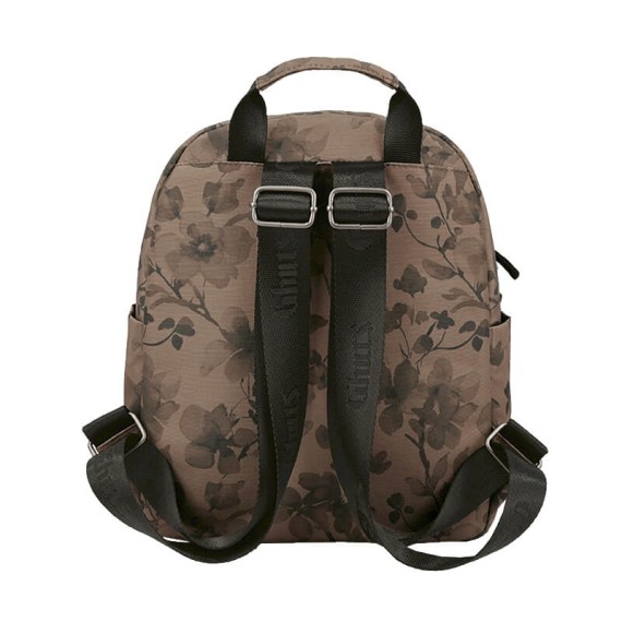 GHUTS Mochila de Senhora Casual GV231 L14 Floral Taupe 2312514 | Ref. 294.2523114