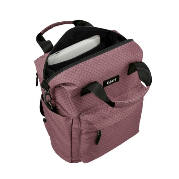 GHUTS Mochila/Mala para Portátil GV230 L11 Diamonds Pink 2302511 | Ref. 294.2523011