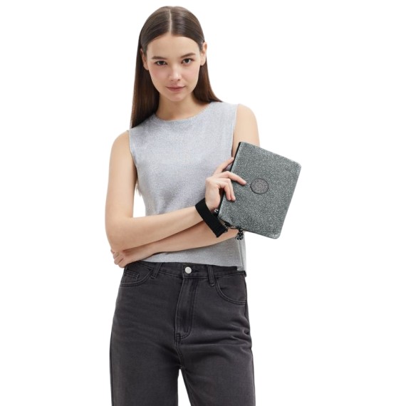 Bolsa de Mão KIPLING Fancy Going Out Silver | Ref. 187.40KI57800MS