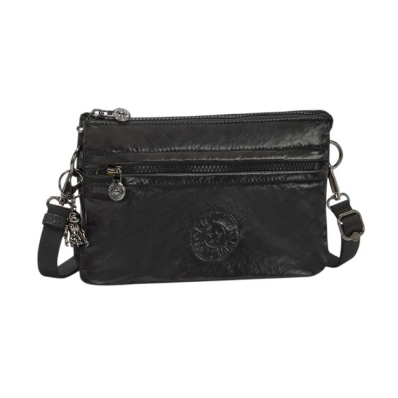 Bolsa de Tiracolo KIPLING Riri Zip Jet Black Glam | Ref. 187.40KI60253RC Bolsa de Tiracolo KIPLING Riri Zip Jet Black Glam | Ref. 187.40KI60253RC