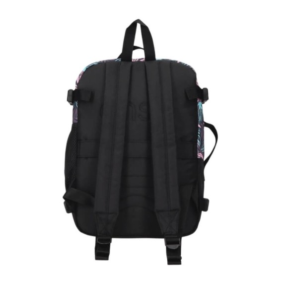 Mochila Escolar/Cabine 40x28x20 cm Vueling/Wizz ENSO Fleur Folhas | Ref. 186.9872624