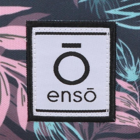 Mochila Escolar/Cabine 40x28x20 cm Vueling/Wizz ENSO Fleur Folhas | Ref. 186.9872624