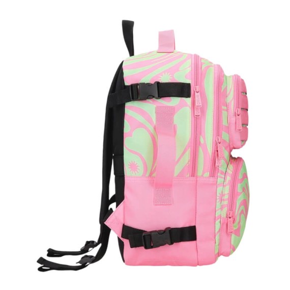 Mochila Escolar/Cabine 40x28x20 cm Vueling/Wizz ENSO Fleur Psychedelic | Ref. 186.9872623
