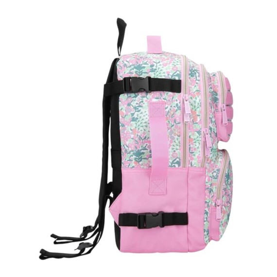 Mochila Escolar/Cabine 40x28x20 cm Vueling/Wizz ENSO Fleur Spring | Ref. 186.9872625
